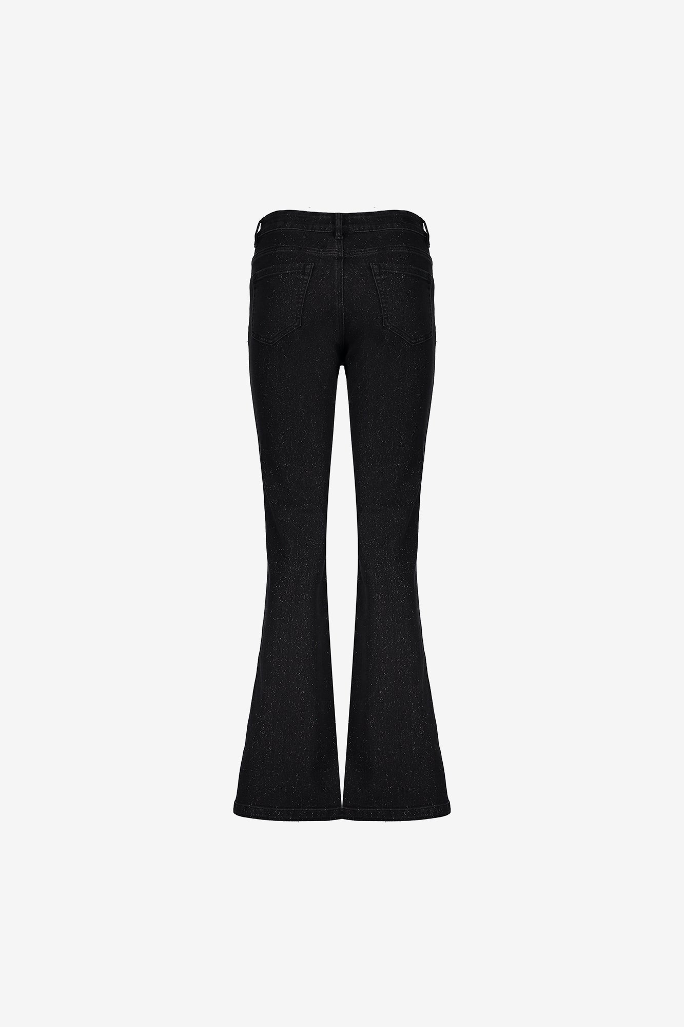 Geisha Damen-Flared-Jeans mit Lurex