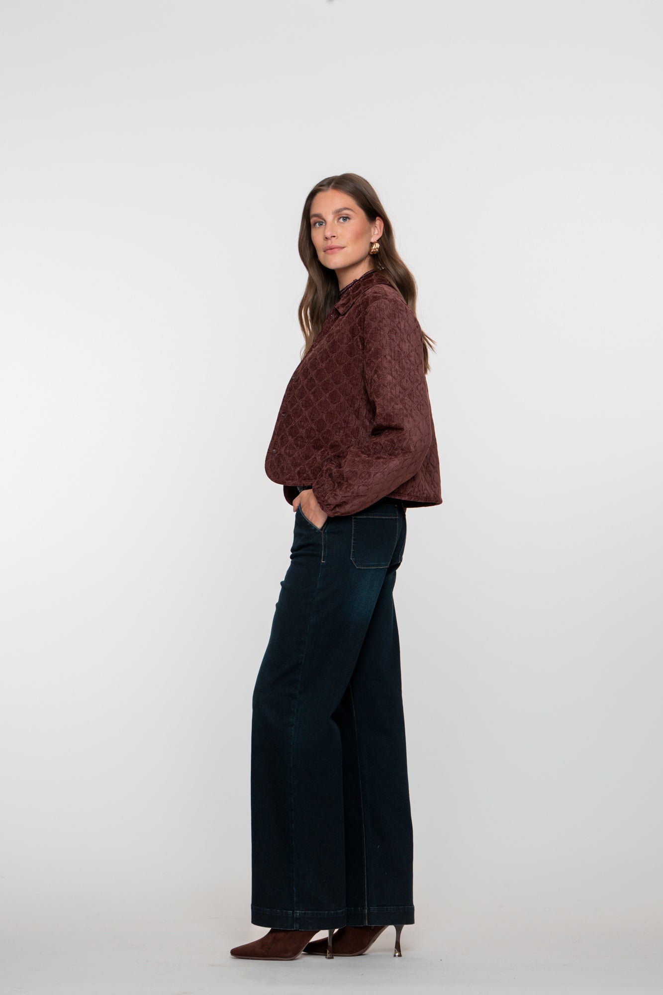 Geisha Damenklassische Jeans aus Denim