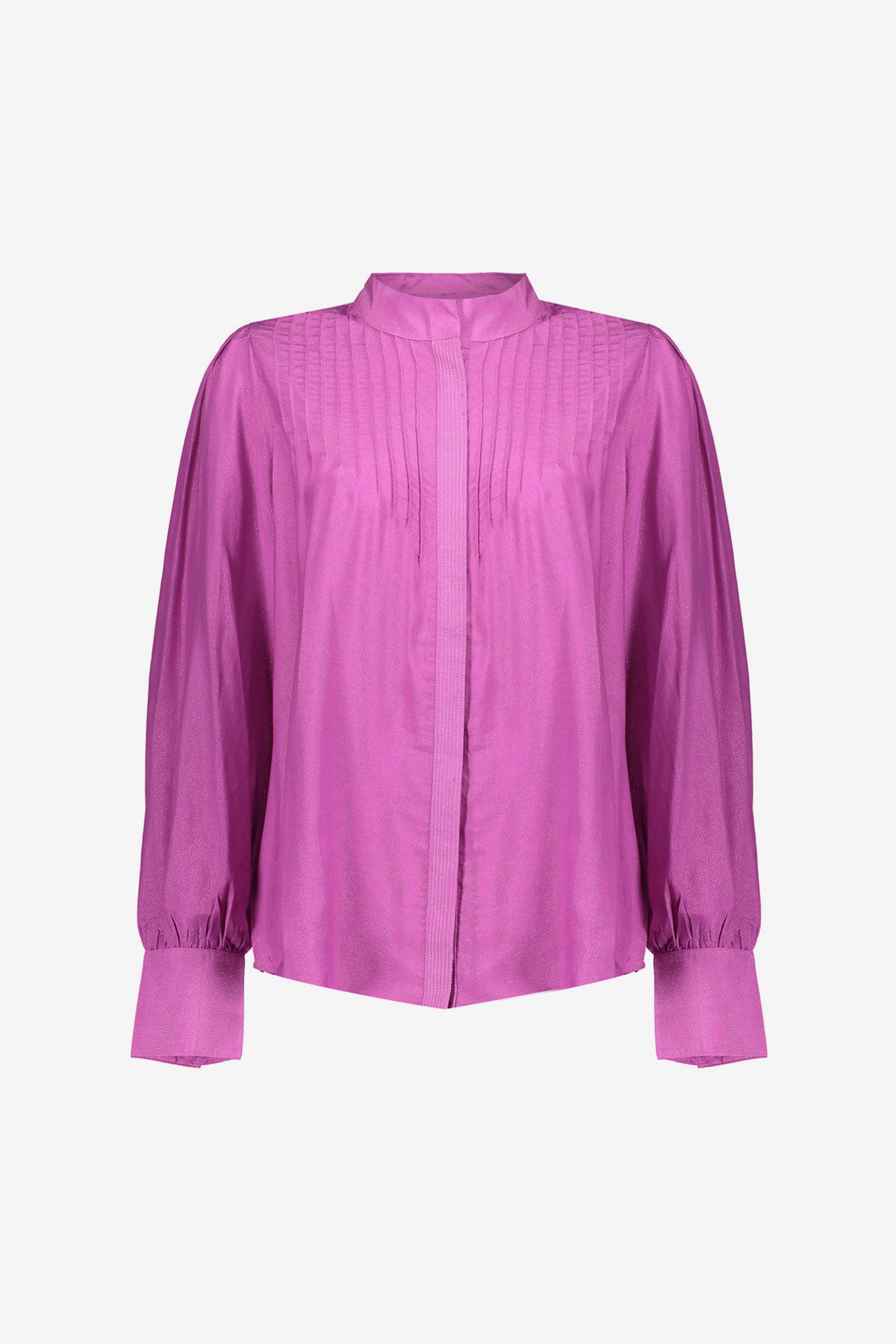 Geisha Damenbluse mit Lurex-Fäden