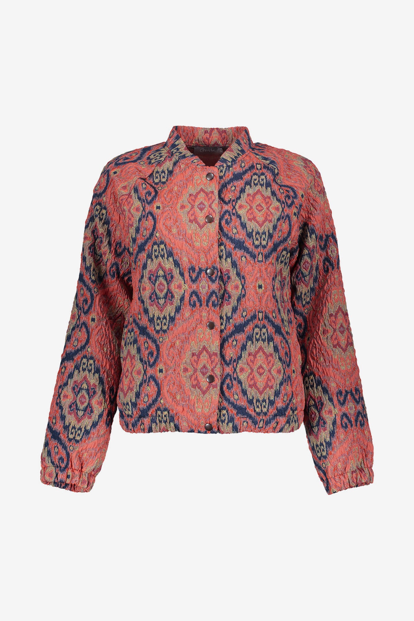 Geisha Damenjacke mit farbenfrohem Paisleymuster
