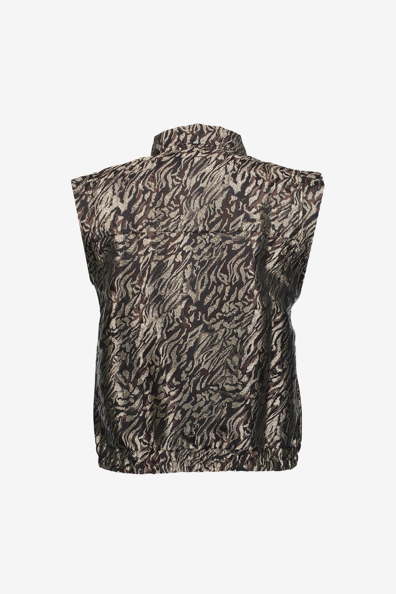 Geisha Damenweste mit Zebraprint
