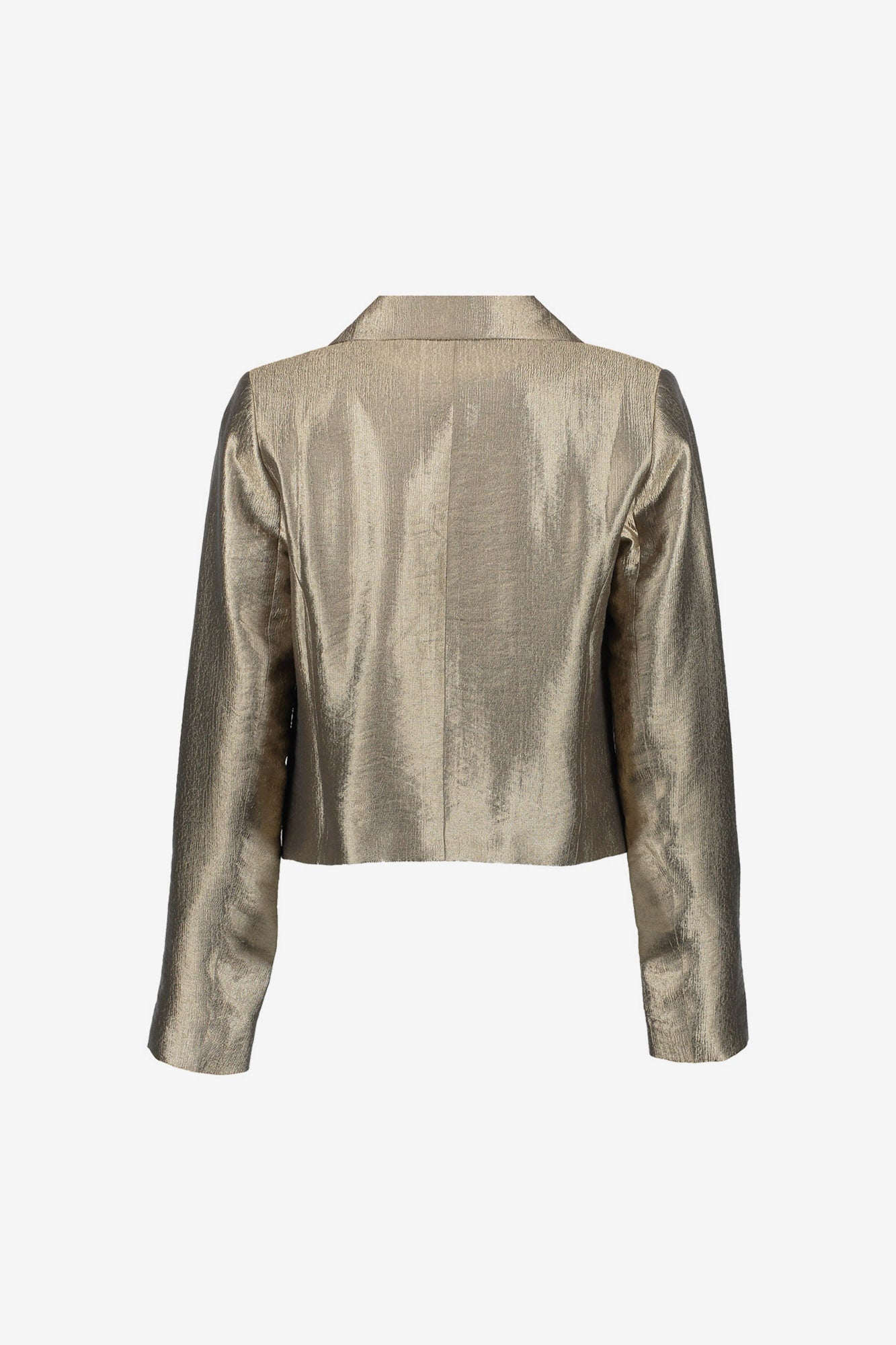Geisha Damenkurzblazer in Gold mit Reverskragen
