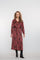 Geisha Damen-Maxikleid mit Paisleyprint und Bindegürtel