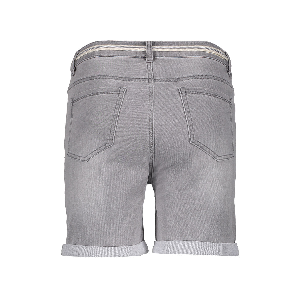 Geisha Fashion Damen Skinny Shorts mit umgeschlagenen Beinen