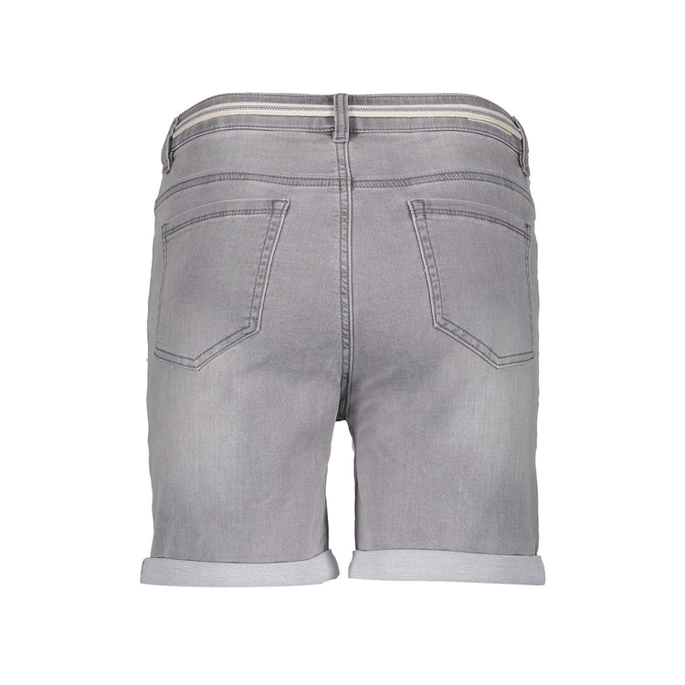 Geisha Fashion Damen Skinny Shorts mit umgeschlagenen Beinen