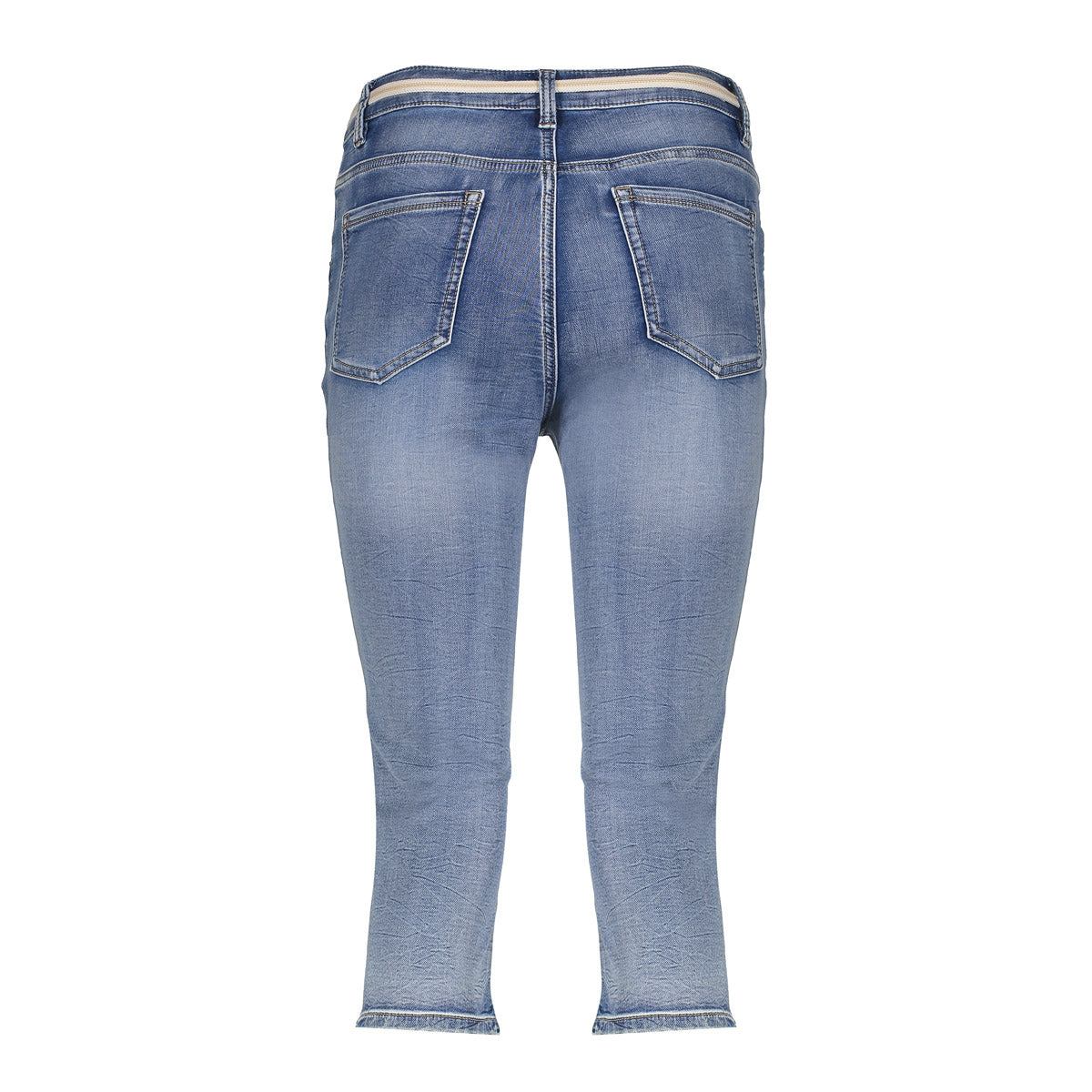 Geisha Fashion Damen Capri Jeans