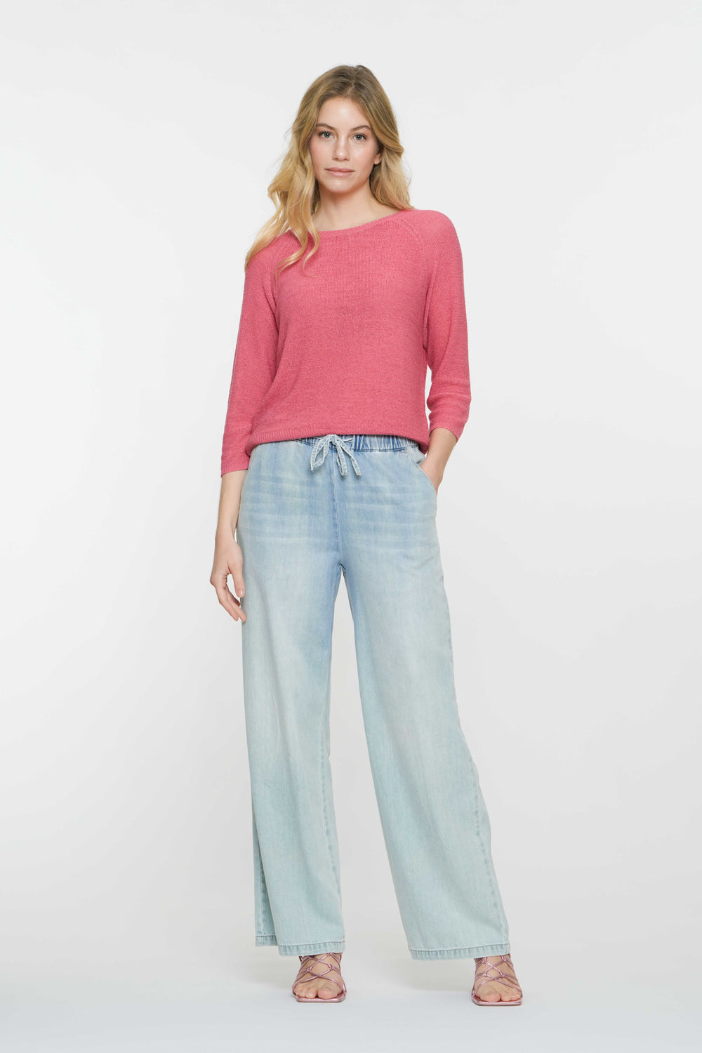 Geisha Fashion Damenkomfortable Loose Jeans
