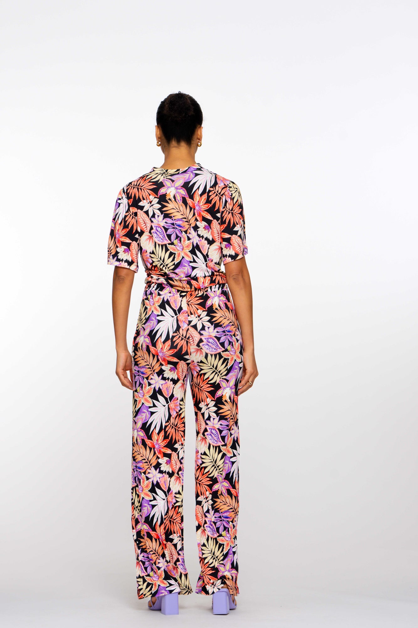 Geisha Fashion Damen Jerseyhose mit Print
