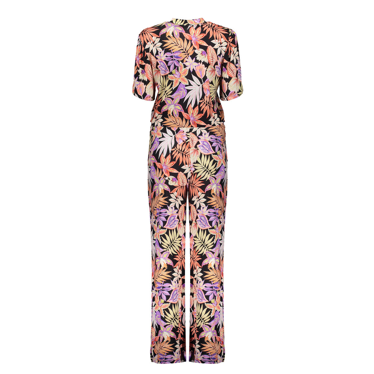 Geisha Fashion Damen Jumpsuit mit Print – Gerade Passform