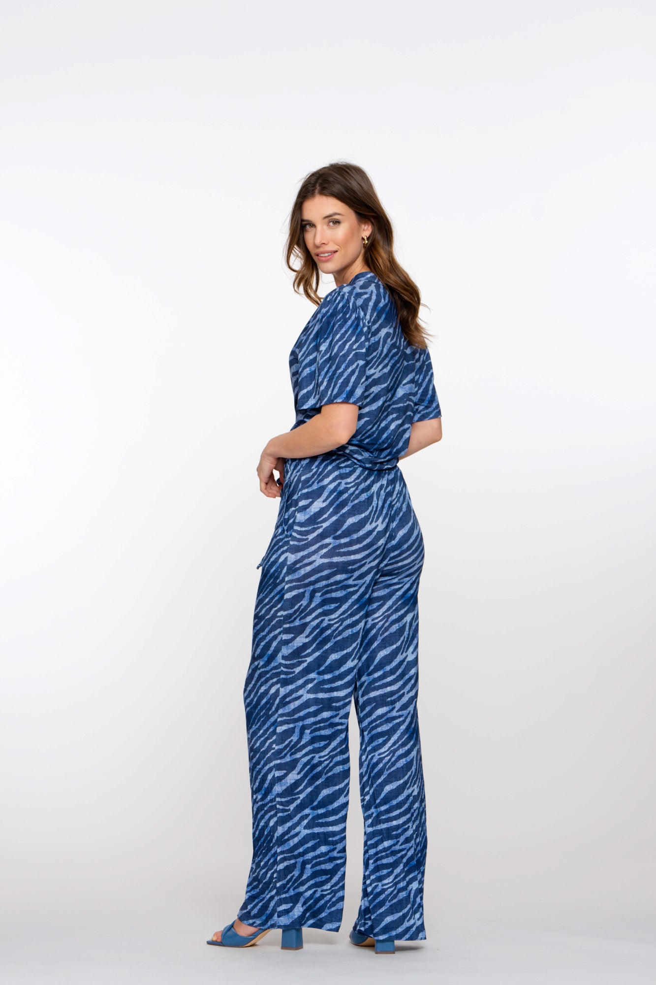 Geisha Fashion Damen Jumpsuit mit Print – Gerade Passform