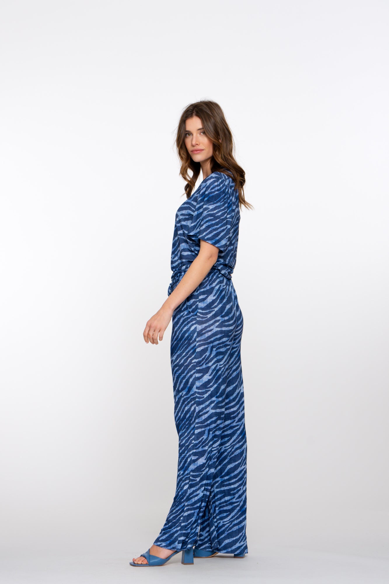Geisha Fashion Damen Jumpsuit mit Print – Gerade Passform