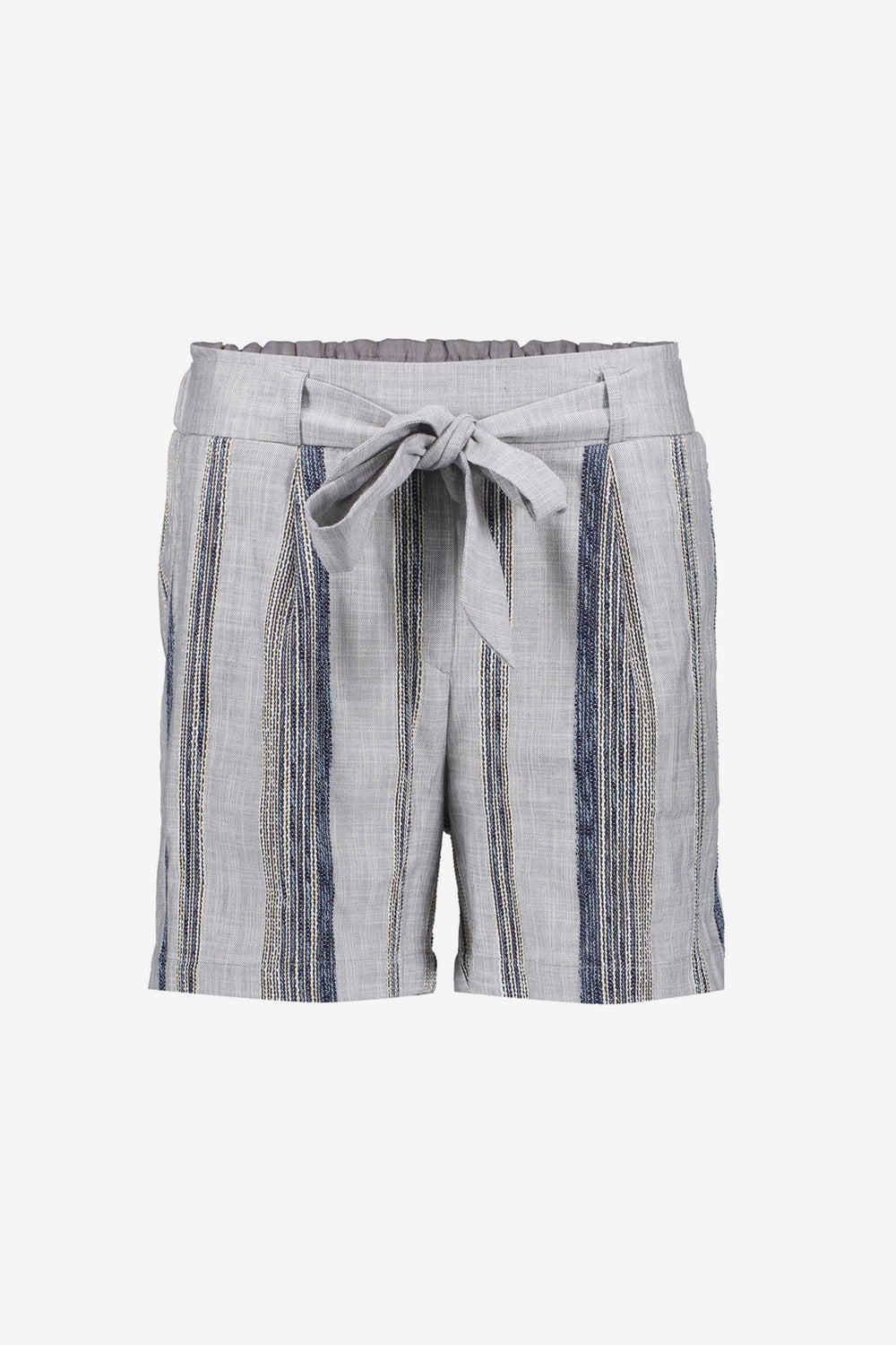 Geisha Fashion Damen Paperbag Shorts mit Streifen