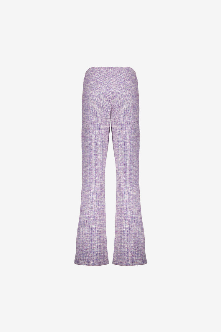 Geisha Fashion Damen Tweed Melange Hose