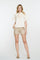 Geisha Fashion Damen Lurex Tweed Shorts