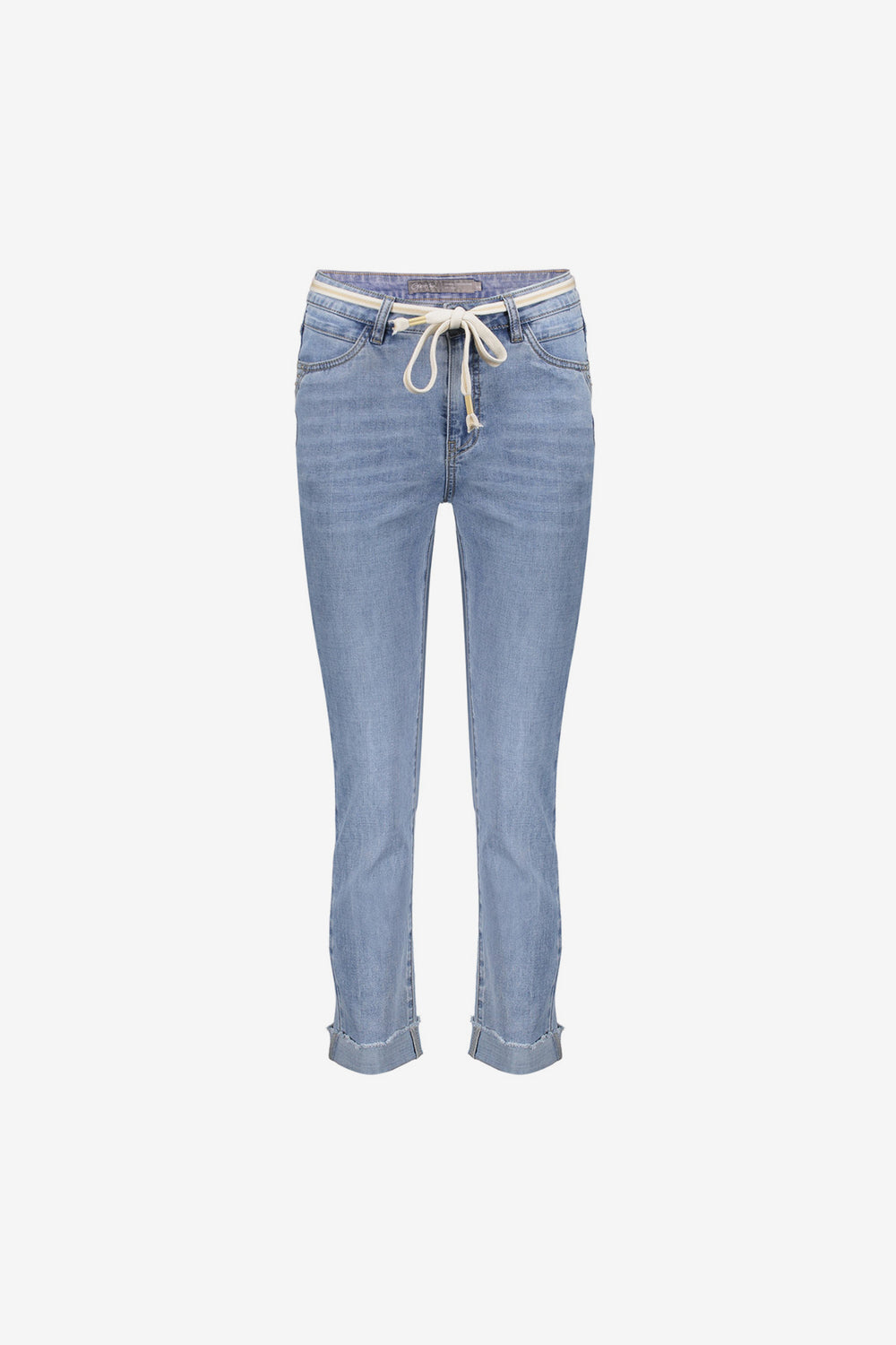 Geisha dames skinny jeans turn up