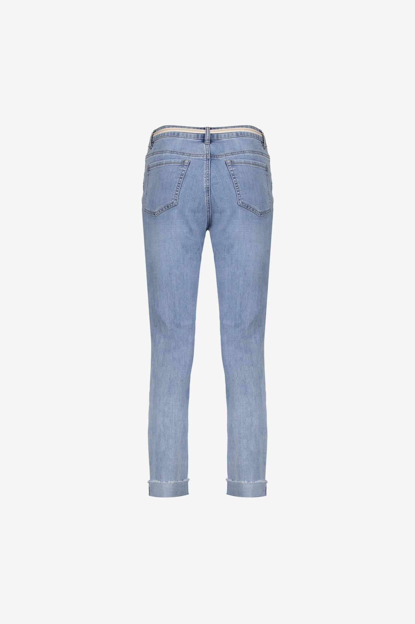 Geisha dames skinny jeans turn up