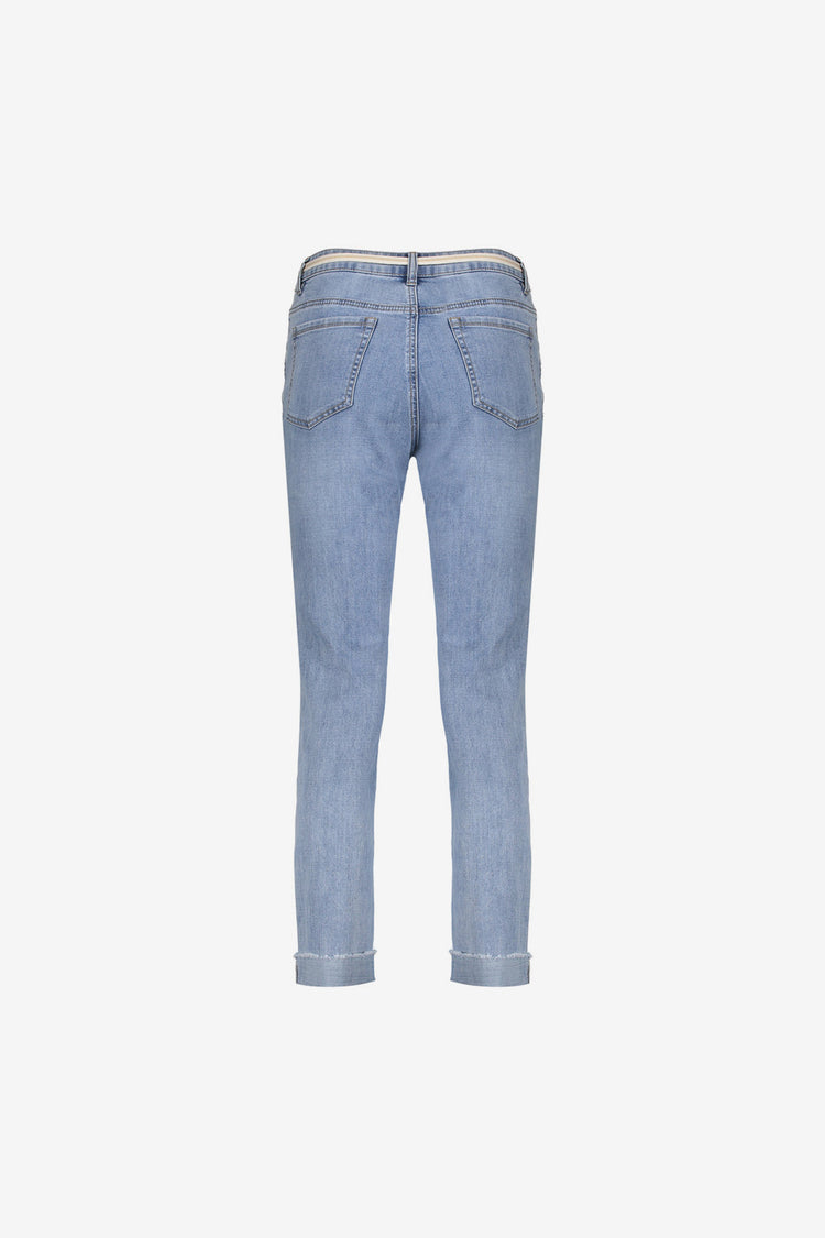 Geisha dames skinny jeans turn up