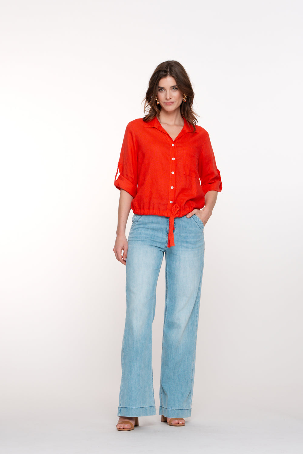 Geisha dames wide leg jeans