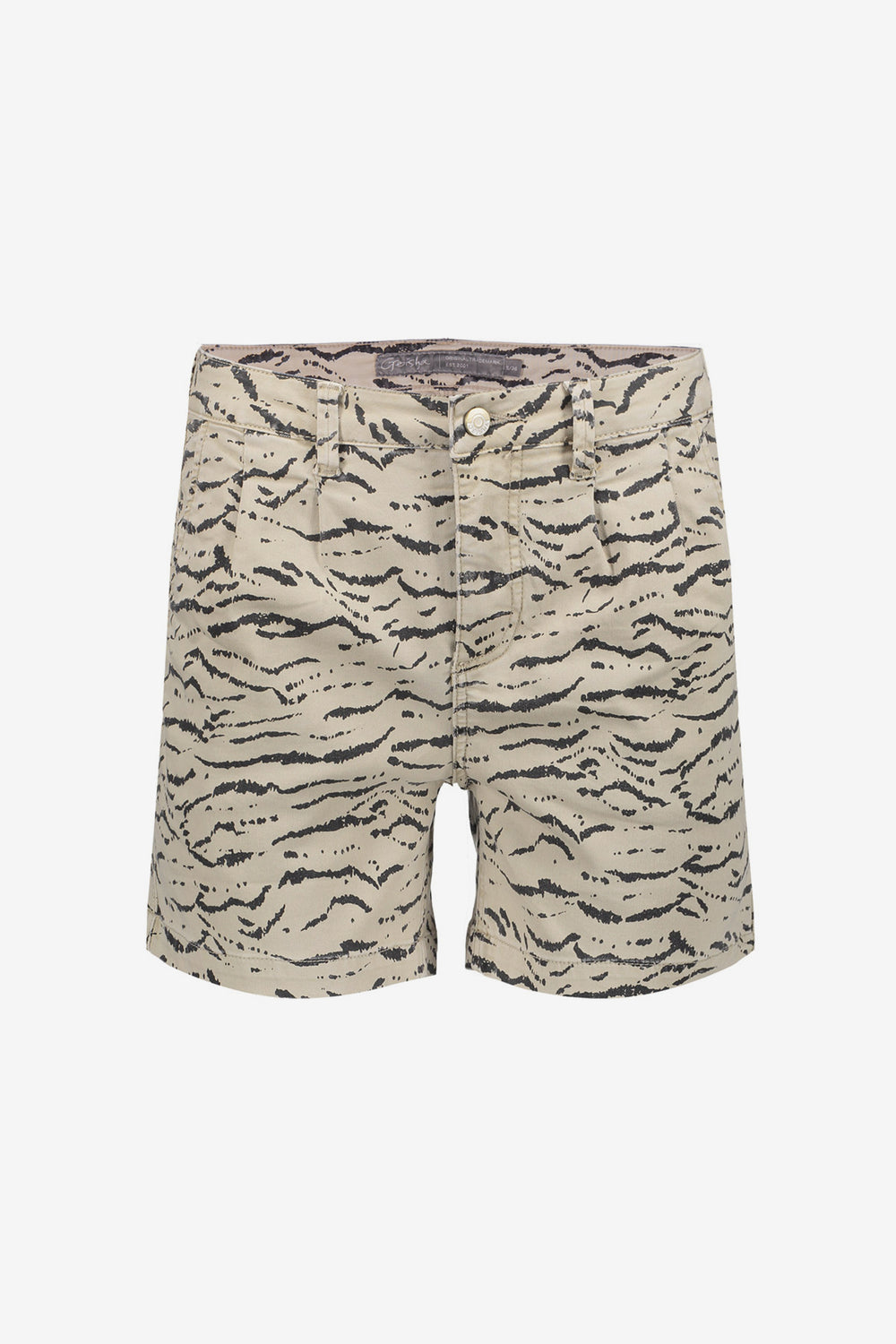 Geisha Fashion Damen Short mit Zebramuster
