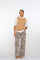 Geisha Fashion Damen Straight Leg Jeans mit Leopardenmuster