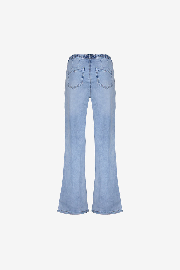 Geisha dames flared pull on jeans