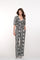Geisha Damenhose mit Schlangenprint