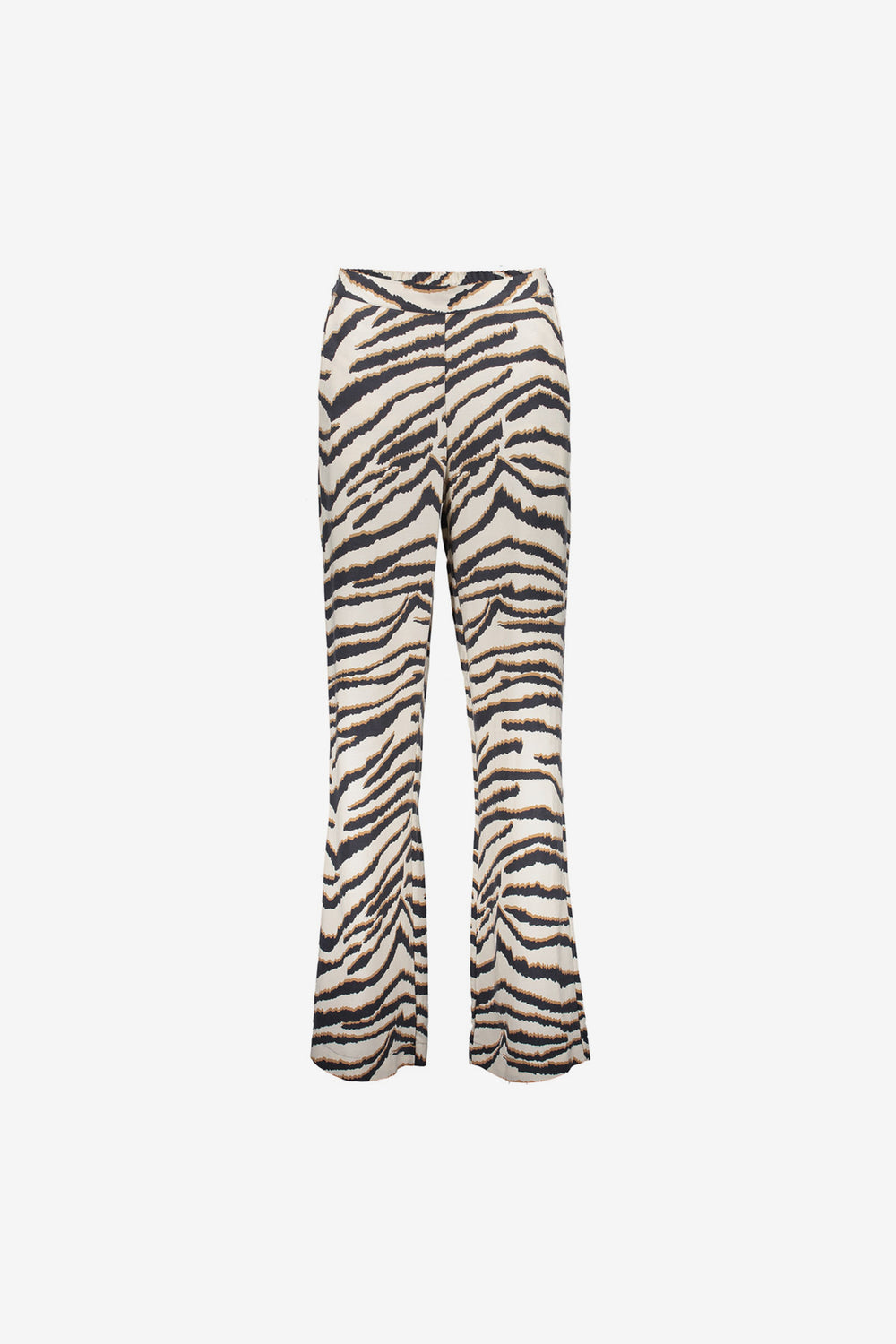 Geisha Fashion Damen Straight Leg Hose mit Zebraprint
