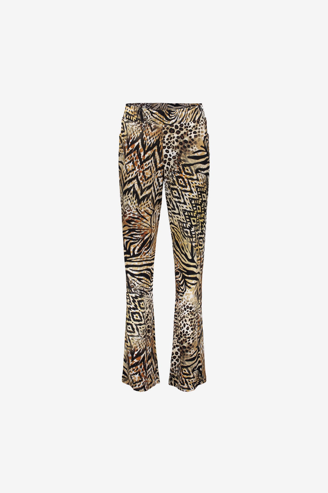 Geisha dames tricot broek met print