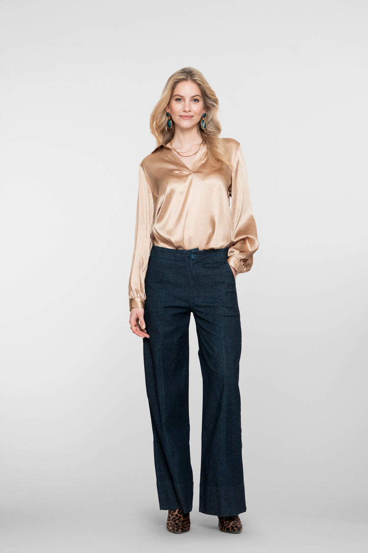 Geisha Damen-Jeans aus Raw Denim