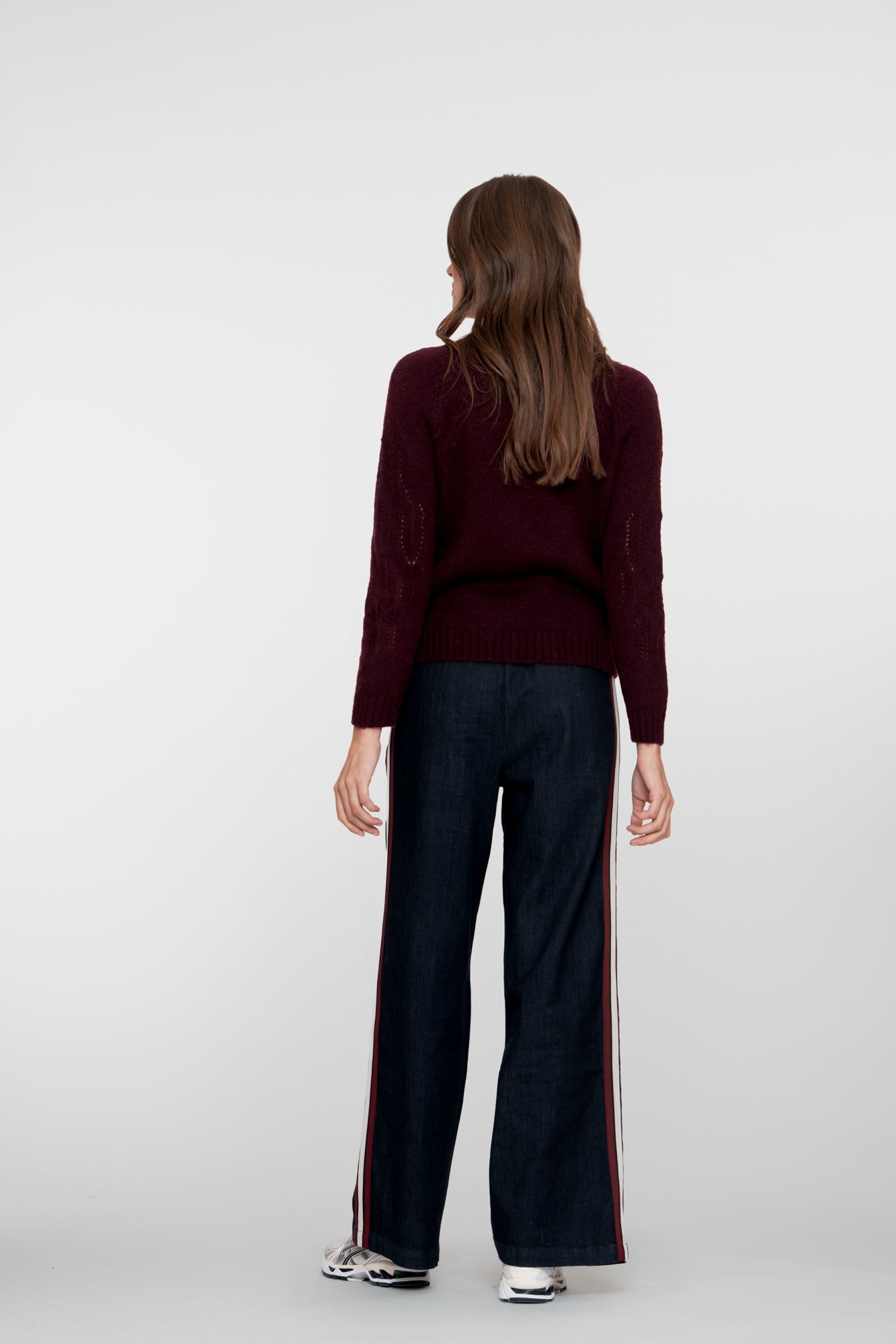 Geisha Damen-Jeans im sportlichen Look mit Seitenstreifen