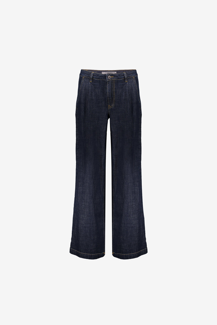Geisha Damen-Plissee-Jeans