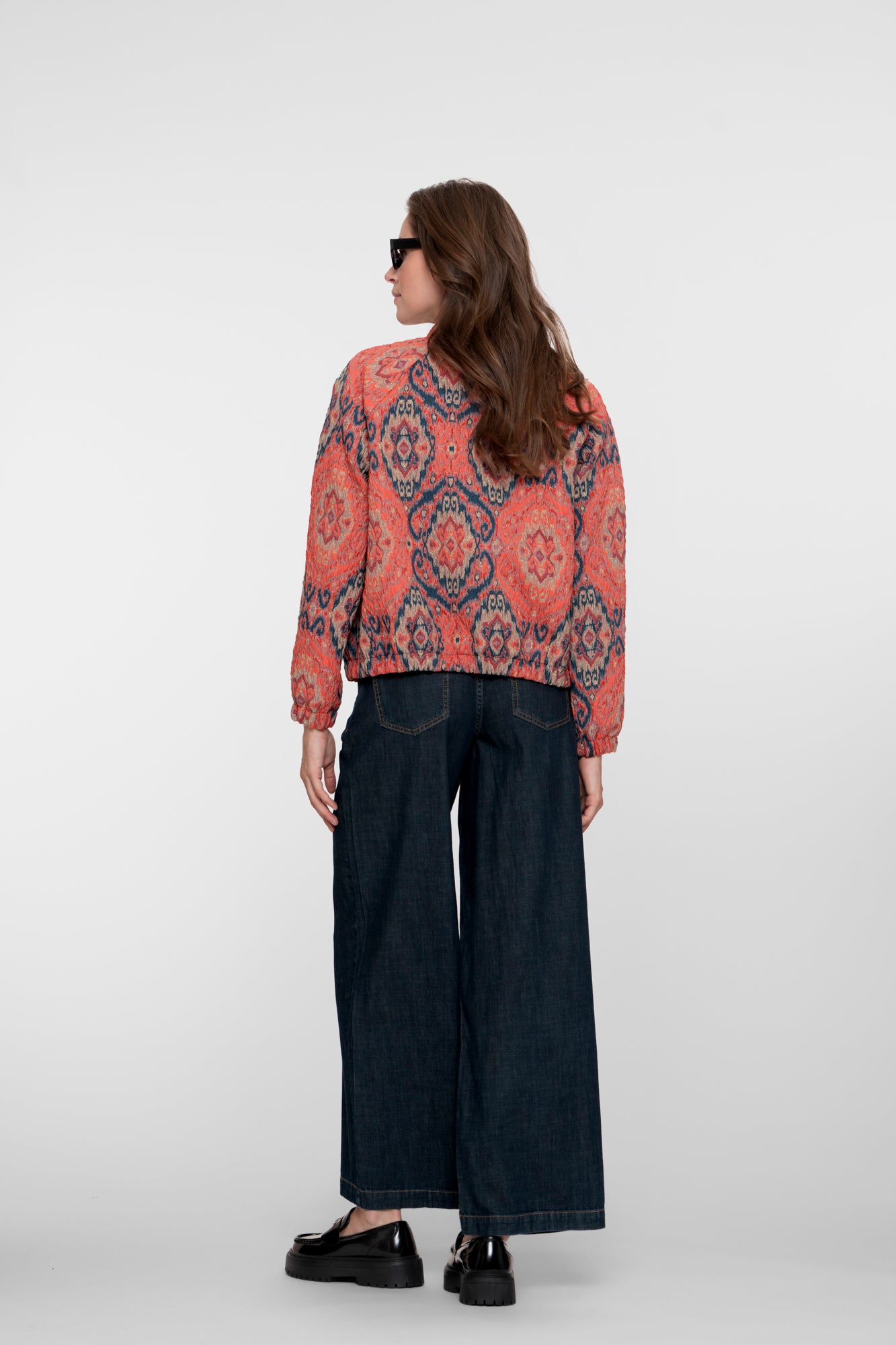 Geisha Damen-Plissee-Jeans