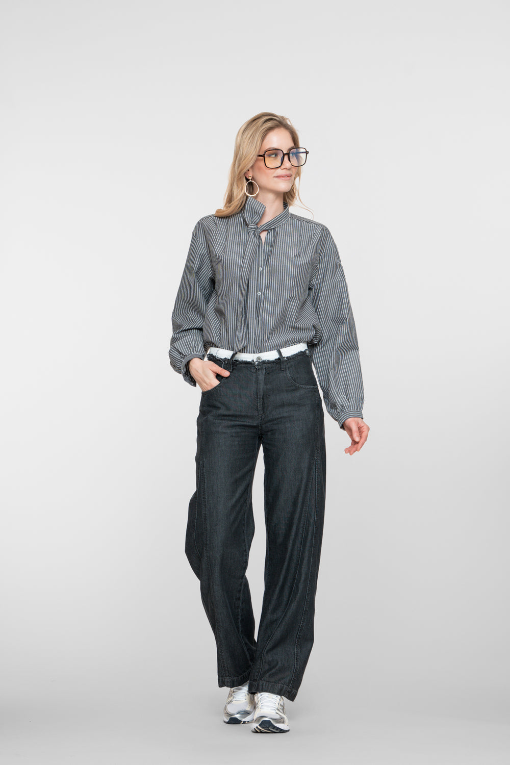 Geisha Damen-Jeans mit Doppelbund