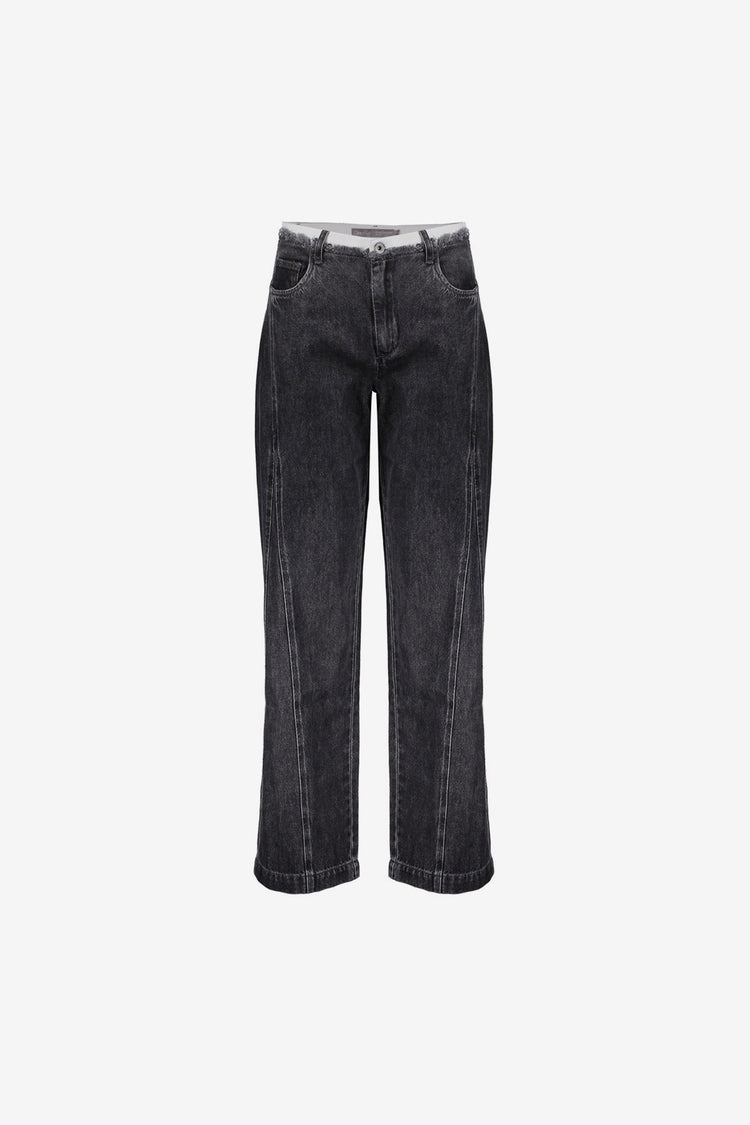 Geisha Damen-Jeans mit Doppelbund