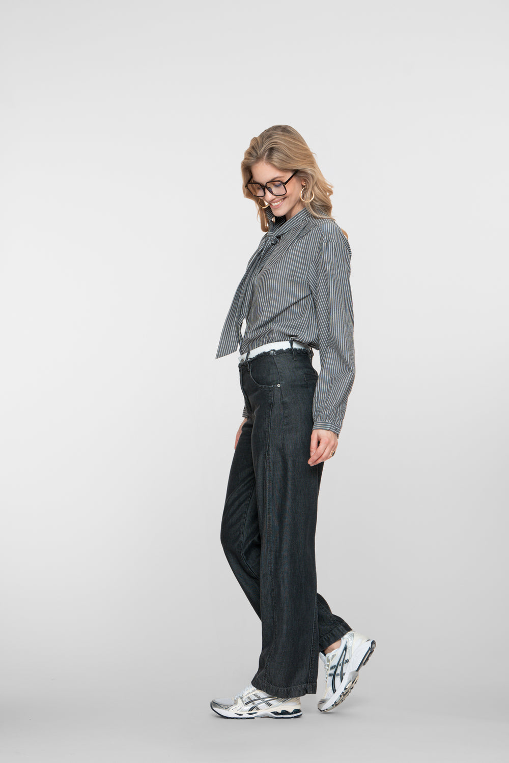 Geisha Damen-Jeans mit Doppelbund