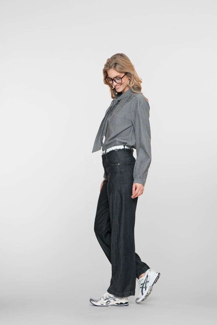 Geisha Damen-Jeans mit Doppelbund