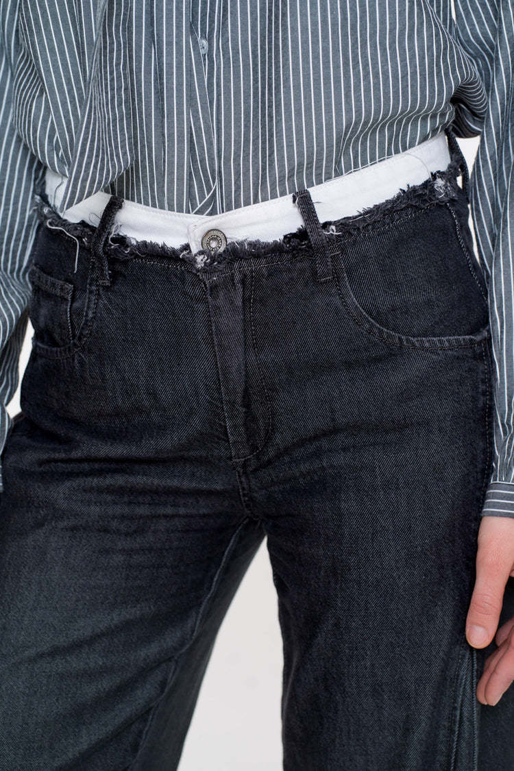 Geisha Damen-Jeans mit Doppelbund