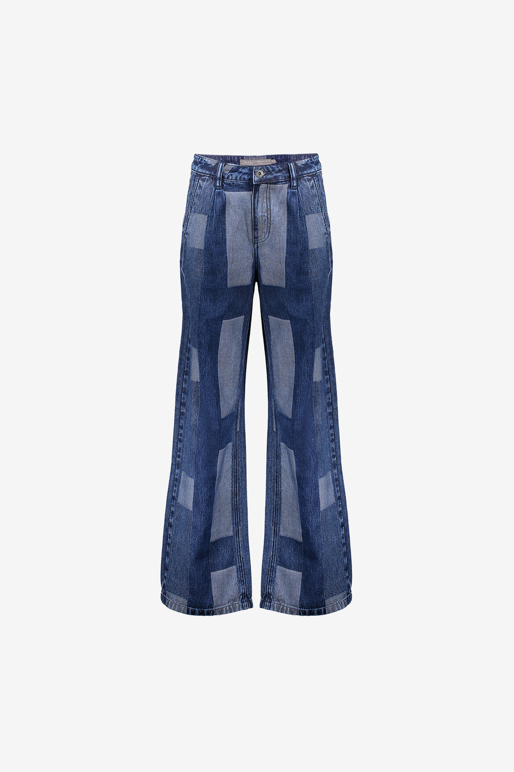 Geisha Damen Jeans mit weitem Bein und Patchwork