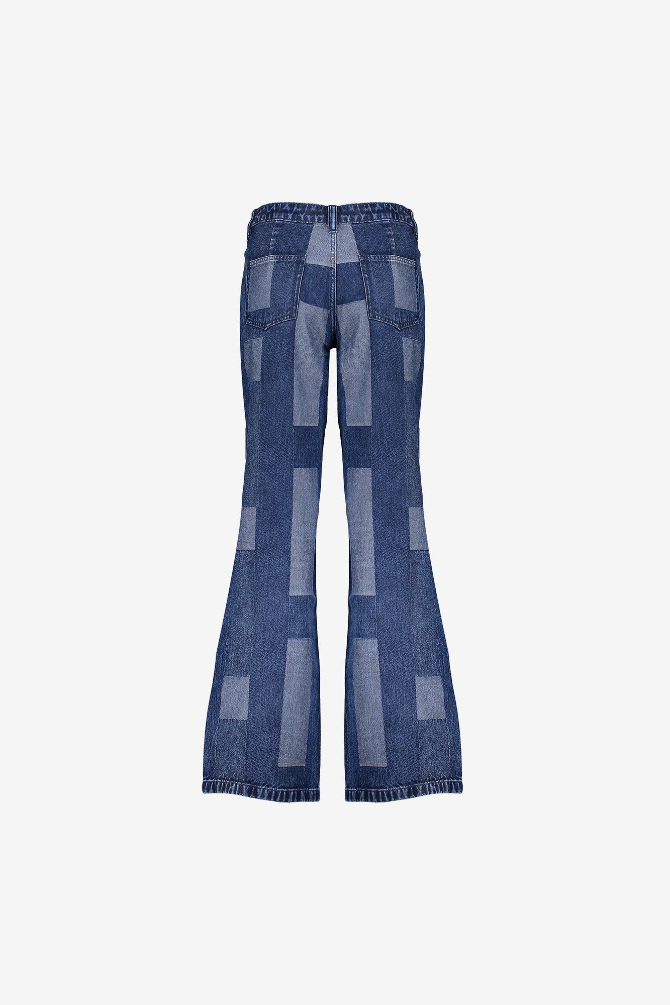 Geisha Damen Jeans mit weitem Bein und Patchwork