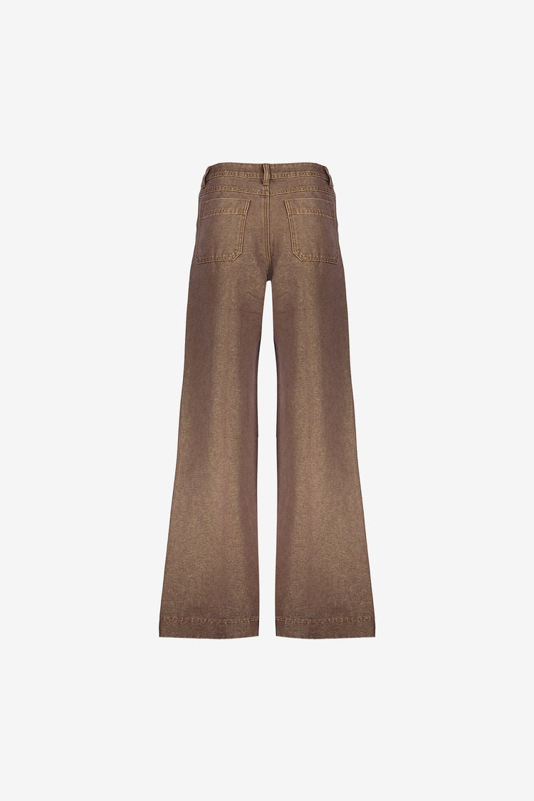 Geisha Damen-Flared-Jeans im Retro-Stil