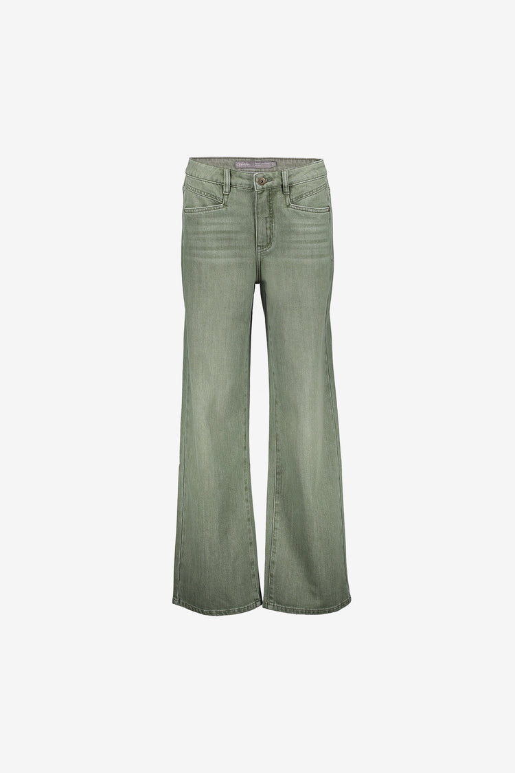 Geisha Damen-Jeans mit weitem Bein und Lurex