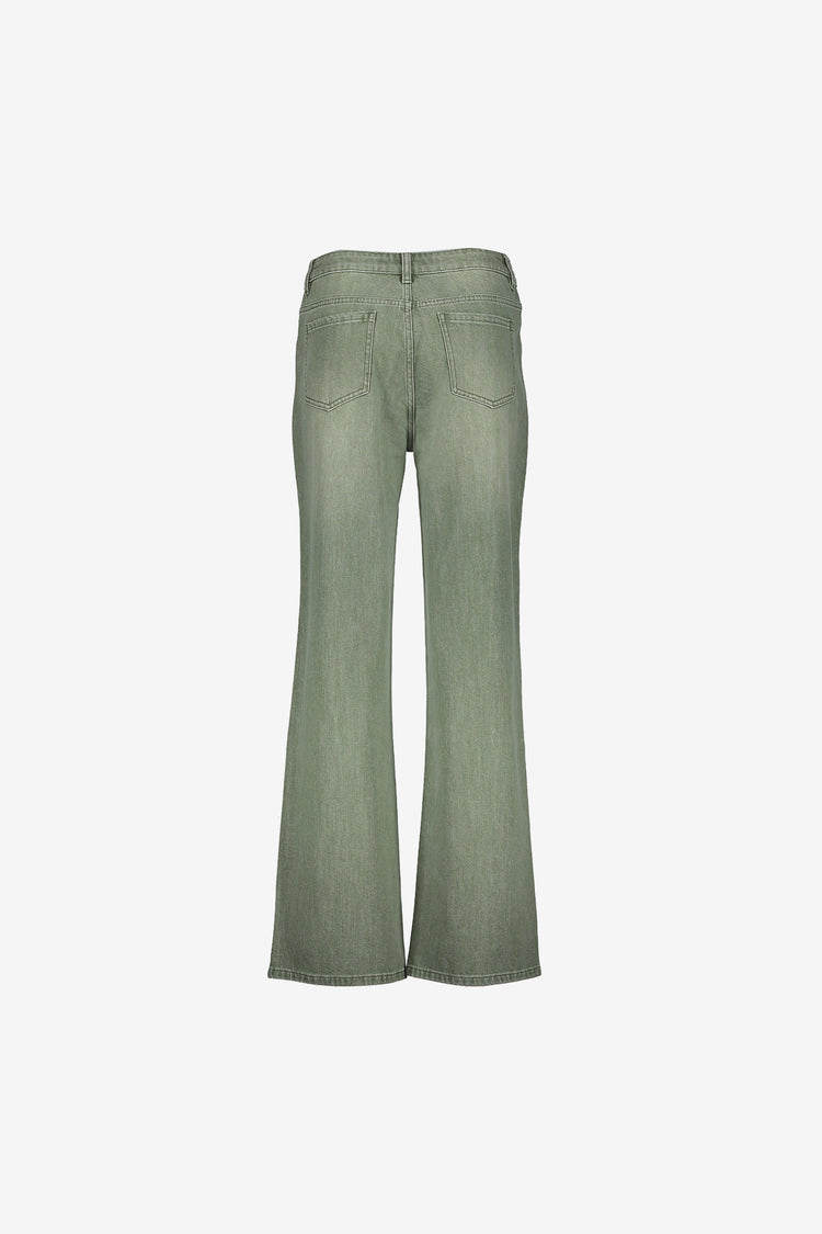 Geisha Damen-Jeans mit weitem Bein und Lurex