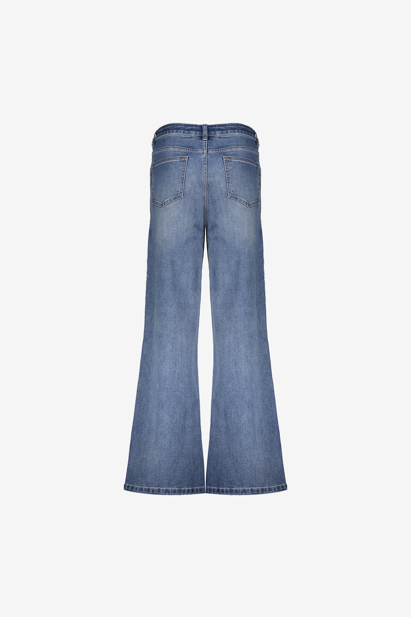 Geisha Damen-Wide-Leg-Jeans mit Seitenstreifen