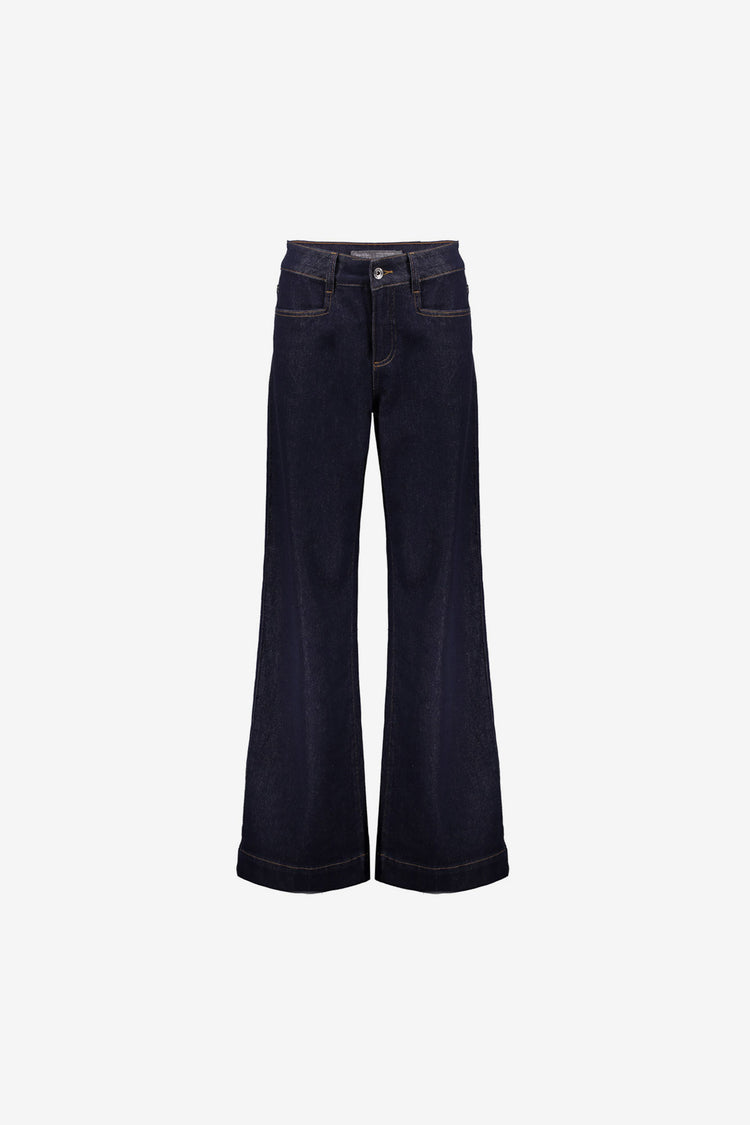 Geisha Damen-Klassische Flared-Denim-Jeans