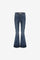 Geisha Damen-Mid-Waist-Flared-Jeans