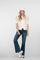 Geisha Damen-High-Waist-Flared-Jeans