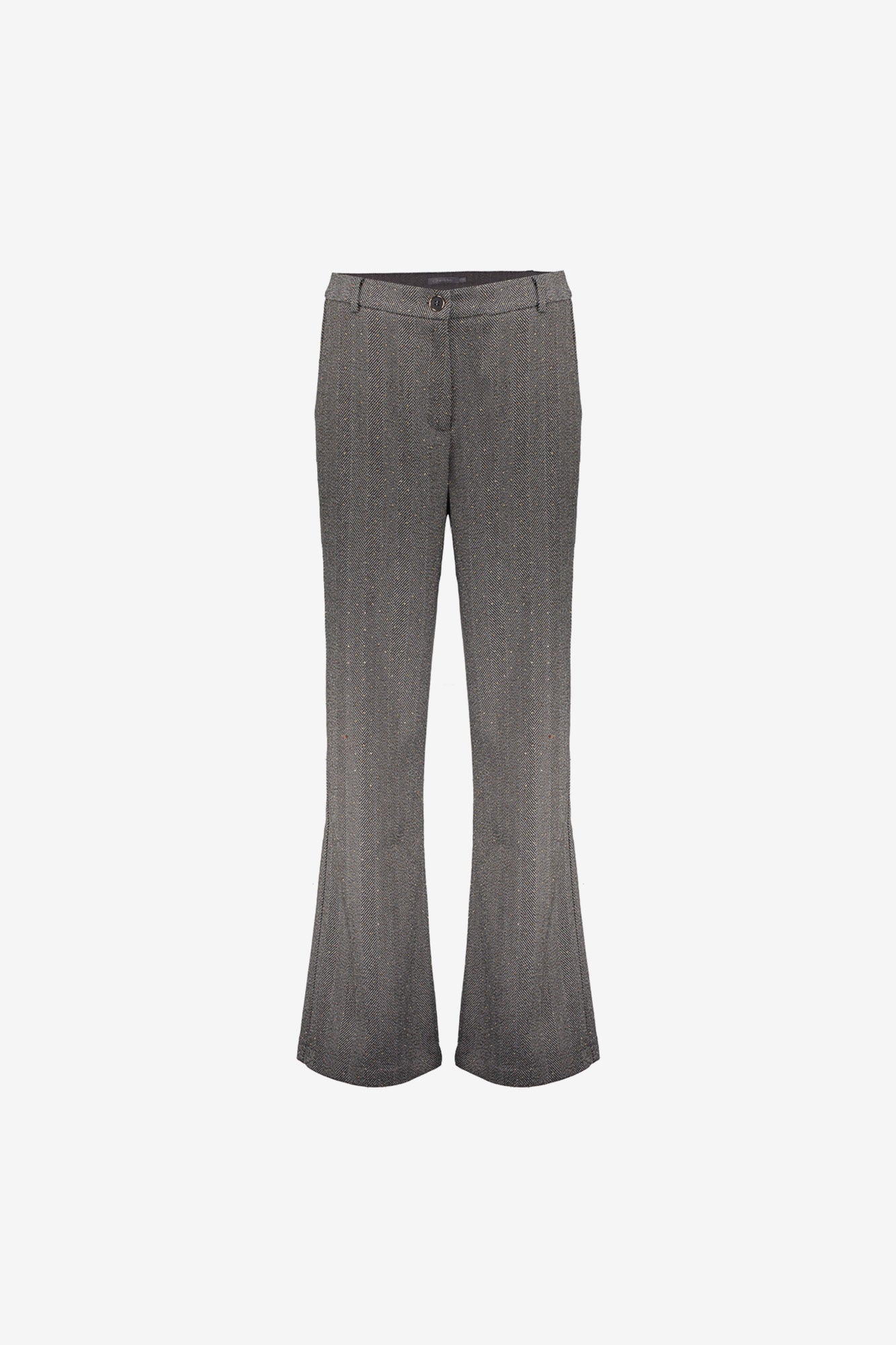 Geisha Damen-Hose mit Fischgrätenmuster und Glitzersteinen
