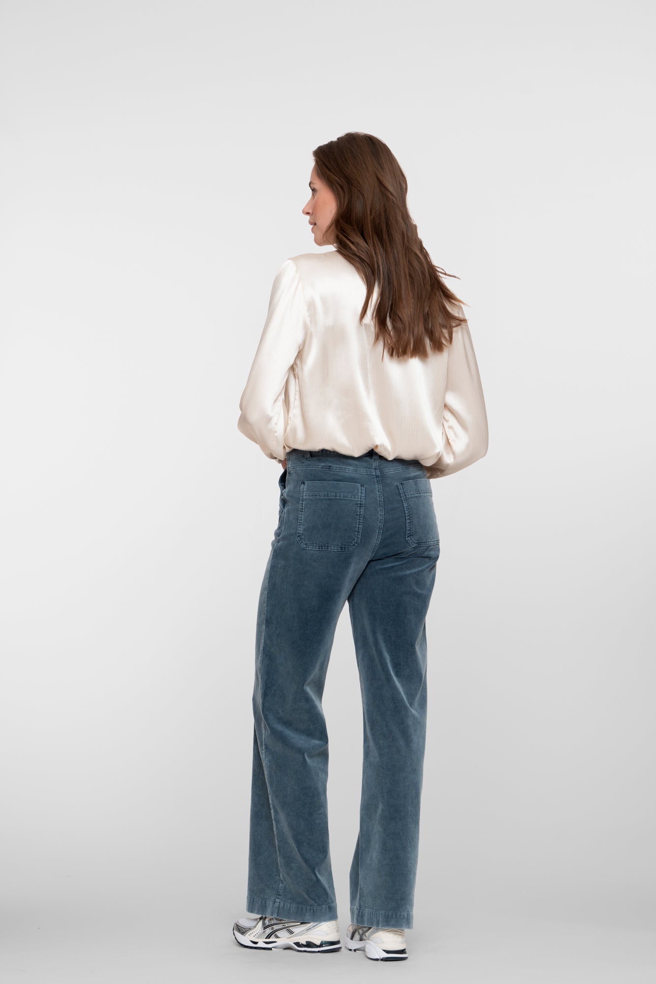 Geisha Damen-Cordjeans in Indigo