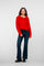 Geisha Damen-Flared-Jeans mit Schimmereffekt