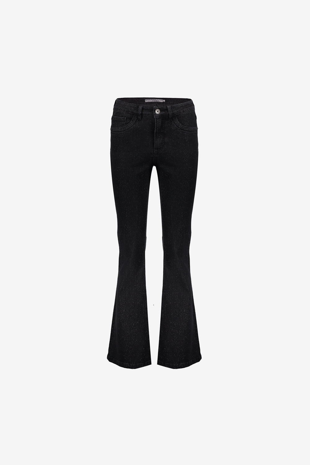 Geisha Damen-Flared-Jeans mit Lurex